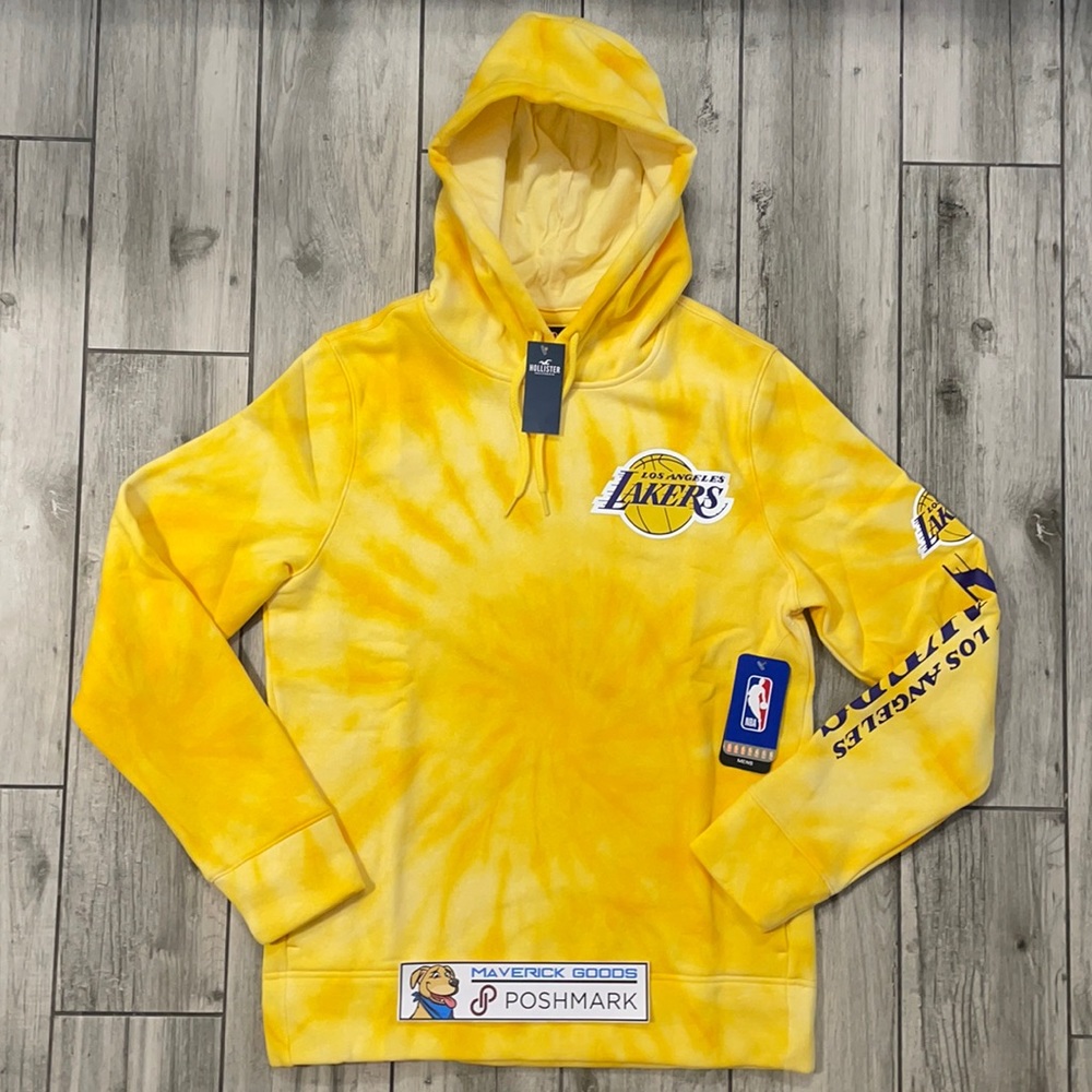 NWT Hollister Tie-Dye Los Angeles Lakers Hoodie